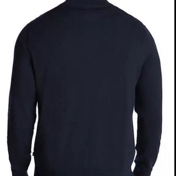 Nautica Mens Navy Blue Pullover Sweater L - Picture 2 of 7